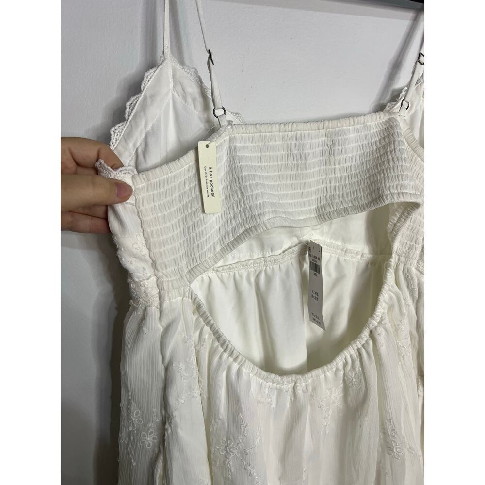 Hollister white lace mini dress New Size Large - Picture 5 of 6
